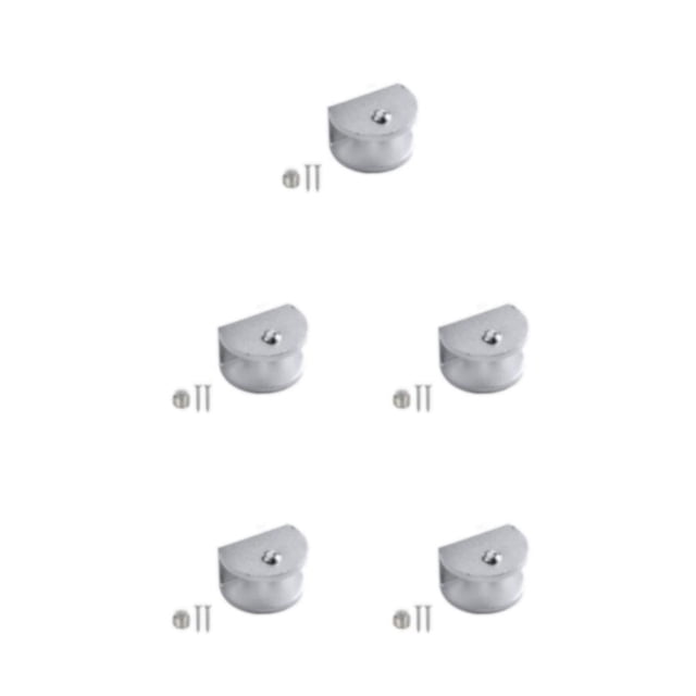 Naiovety 10piece Wide Usage Glass Camp – Easy To Install Square Glass Camp Bracket Seat Raising Device Front Seat Raising semi-circle(8-10)M Type2 NO2
