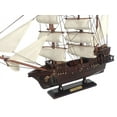thumbnail image 2 of Handcrafted Model Ships Fancy-White-Sails-20 20 in. Wooden Henry Averys Fancy White Sails Pirate Ship Model, 2 of 2