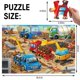 thumbnail image 2 of Puzle de suelo IFLOVE Construction Site, 48 piezas, para niños de 3 a 5 años, 2 of 7