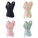thumbnail image 4 of Guardurnaity Lencería sin costuras con cuello en V y almohadilla para el pecho para niñas, ropa cálida transpirable para invierno y otoño, ropa interior Ropa interior Negro XXXL Guardurnaity AP013425-03, 4 of 6