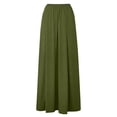 thumbnail image 6 of TaTaai Women's Elastic Waist Maxi Skirt with Side Pockets, Loose Flowy Fit, and Casual Ankle-Length Style Gift, 6 of 7