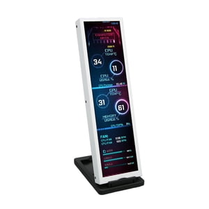 Moniteur informatique Temp, PC CPU Moniteur de données Auto Off Dimmable 8.8 1 cm IPS Éditeur de thème pour Chassis