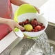 thumbnail image 5 of Colador de cocina 2 en 1, diseño ergonómico que ahorra espacio para un drenaje de agua eficiente y un fácil almacenamiento en su cocina (verde), 5 of 5