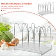 thumbnail image 3 of OULII Organizador De Tablas De Cortar En Acero Inoxidable Para Cocina Con Soporte Para Moderno, 3 of 7