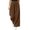 Coffee, variant on Tqcoqu Women's Corduroy Wide Leg Pants, Elastic High Waist Loose Casual Long Trousers with Side Pockets