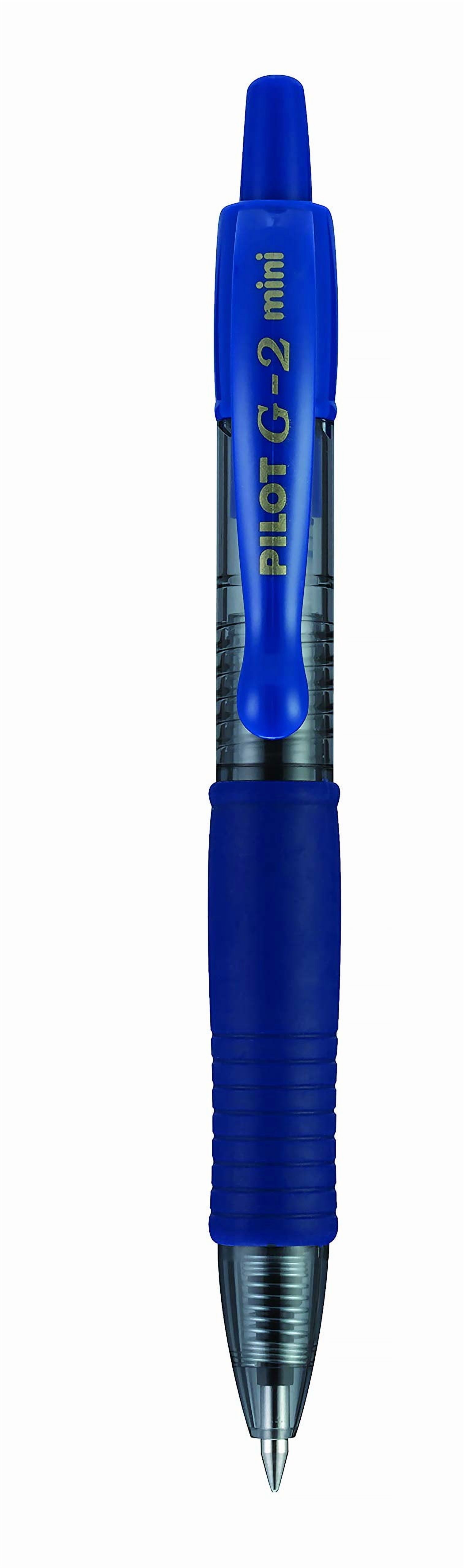 Pilot, G2 Mini Premium Rolling Ball Gel Pens, Fine Point 0.7mm, Blue, Pack of 12