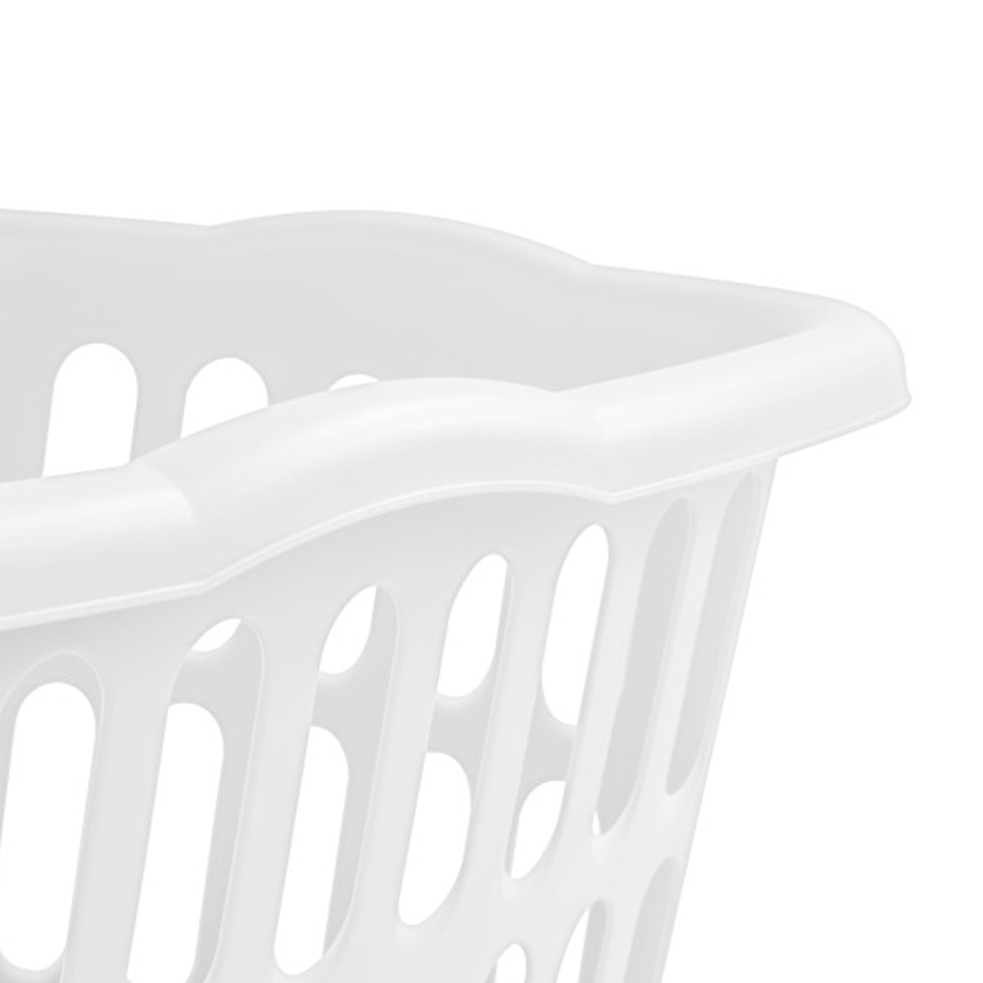 Sterilite 1.5 Bushel Large Rectangular Plastic Laundry Basket Bins, 12 Pack