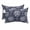 Dark blue, variant on Orange Palm Tree Outdoor Pillows for Chaise Lounge Chair Waterproof Lumbar Pillows with Insert&Adjustable Elastic Strap Beach Headrest Pillow Summer Botanical Tropical Tree Pool Pillow 11"x16"