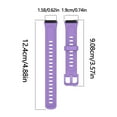 thumbnail image 3 of Premium Silicone Sports Sweat Proof Solid Color Watch Band With Convenient Adjustment and Wide Compatibility Compatible With Smartwatch, 3 of 6