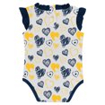 thumbnail image 5 of Girls-Newborn Navy Michigan Wolverines Happy Hearts  2-Pack Bodysuit Set, 5 of 5