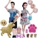 thumbnail image 1 of ZHAOCHENG Muñeca Barbie Embarazada: Las embarazadas tienen barrigas grandes, dan a luz bebés, regalos para familias de cinco, como juguetes para niños en casa. Oso de Fresa Electrónico., 1 of 5