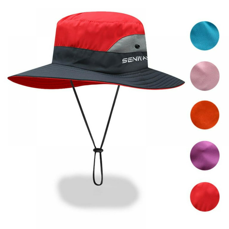 Fishing Hat Sun UV Protection UPF 50+ Sun Hat Bucket Summer Men Women Large  Wide Brim Bob Hiking Outdoor Hat with Chain Strap