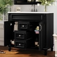 thumbnail image 7 of 36-inch Bathroom Vanity with Smooth Metal Drawer Slides and Textured Handle for Bathroom, 7 of 7