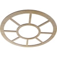 thumbnail image 2 of 30"OD x 10 7/8"ID x 1/4"T Grace Wood Fretwork Pierced Ceiling Medallion, Birch, 2 of 3