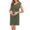 Green, variant on gakvbuo Maternity Dress For Women Plus Size Summer Baby Shower Pregnancy Dresses For Photoshoot Maternity Clothing Woman Summer Round Neck Leeve Solid Color Sexy Fashion Maternity Elegant Dress