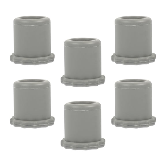 MUSEYA Silicone Rolling Bottom Sleeves 6pcs For Handheld Mic Sturdy Easy Install Stage Use