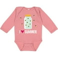 thumbnail image 3 of Inktastic I Love Summer Cute Fireflies Boys or Girls Long Sleeve Baby Bodysuit, 3 of 5