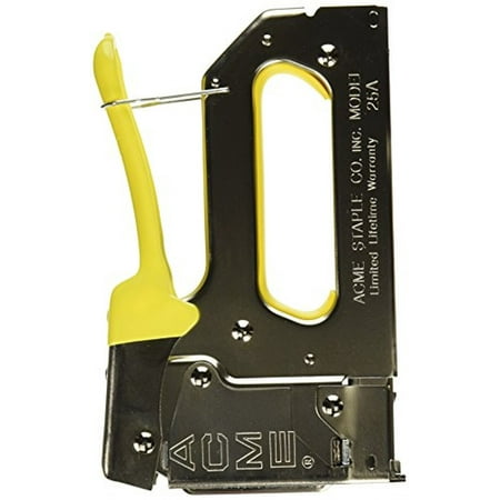 Acme Staple 654025B 25A Staple Gun w/Bottom-Load Magazine Crown, (Best Tool To Remove Staples From Wood)