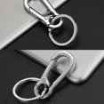 thumbnail image 4 of Men Stainless Steel Gourd Buckle Keychain Waist Belt Clip Anti-lost Buckle Hang, 4 of 5
