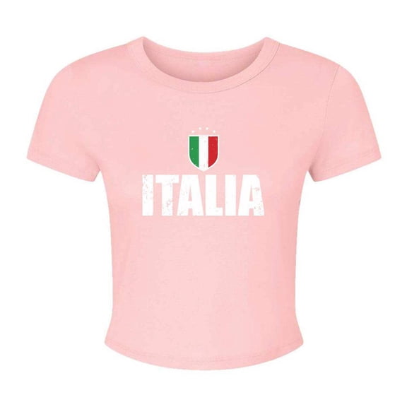 Italia Pink Baby Tee