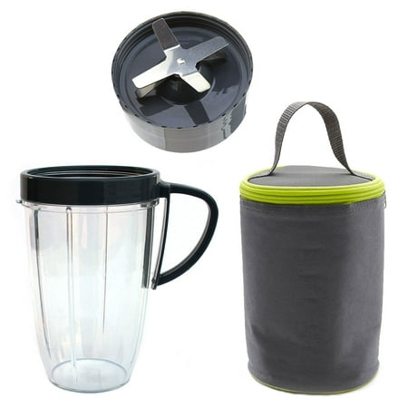 

NutriBullet Extractor Blade 600W 900W + 24oz Tall Cup + Blast Off Bag Bundle