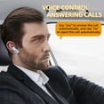 thumbnail image 4 of Kit Voiture 2-en-1 Chargeur Rapide Bluetooth Sans Fil Mains Libres Écouteurs Antibruit Blanc, 4 of 5