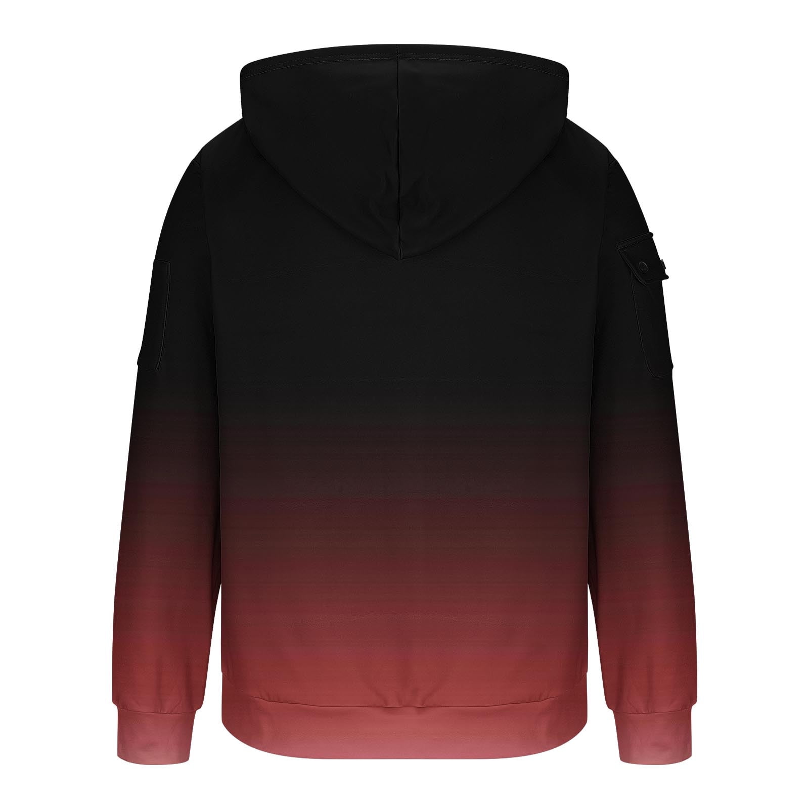 Männer Jacquard Pullover Pullover Lange Hülse Hood... - Viceal