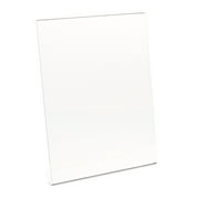 Pen + Gear Standup Sign Holder for Display Stand, Hold for Paper of 8.5 x 11, Clear