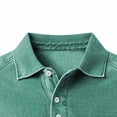 thumbnail image 5 of COSFO Casual Performance Polo Shirts for Men Solid Vintage Short Sleeve Classic T-Shirt Pullover Relaxed Fit Collared Summer Tops, 5 of 6