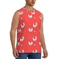 thumbnail image 2 of Balery Cartoon Rooster Men's Sleeveless Muscle Shirts Workout Tank Top, Moisture Wicking, Odor Protection-X-Large, 2 of 8