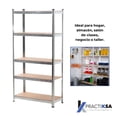 thumbnail image 2 of Estante Anaquel Organizador Rack Metálico Repisas 90x180 Cm, 2 of 5