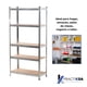 thumbnail image 2 of Estante Anaquel Organizador Rack Metálico Repisas 90x180 Cm, 2 of 5