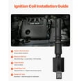 thumbnail image 6 of VEVOR Ignition Coil Pack, Set of 8, Compatible with Ford Expedition F150 F250 F350 Lincoln Mark LT Lincoln Navigator, for Engines 4.6L 5.4L V8 6.8L V10, Replacement for DG511 5C1584 C1541 UF537 FD508, 6 of 9