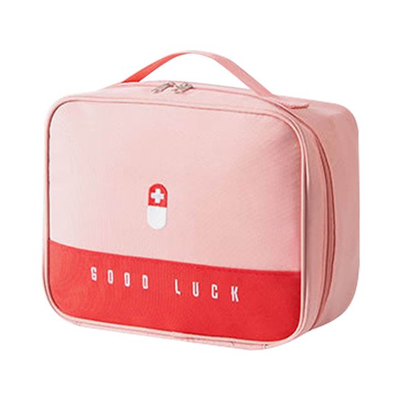 Deagia Storage Bins Clearance Portable First Aid Kit, Travel Storage Bag, with Mini Medicals Supplies Bag, Suitable for Family Outdoor Hiking, Camper, Office and Workplace Storage Tote