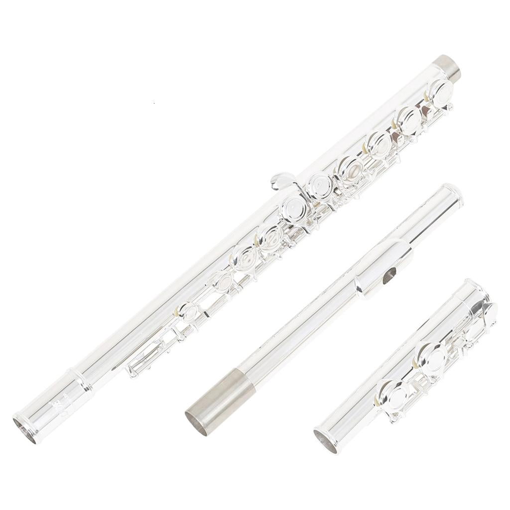 CEORPER Professional C Tone Closed Hole Flute 16 Hole Flute with E Key Woodwind Instrument For Students And Musicians Enduring