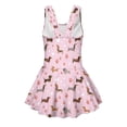 thumbnail image 5 of Tutolipy Dachshund Pattern Soft Elastic Bathing Suit, One Piece Cute Girls One Piece Swimsuit with Skirt for Summer Vacation Size 12-13 Years, 5 of 8
