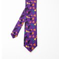 thumbnail image 2 of Men's Tie, Retro Memphis Art Geometric, 3.7", Purple Multicolor, by Ambesonne, 2 of 4