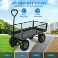 thumbnail image 1 of AKDSteel Utility Steel Garden Cart Trolley, 3 In 1 Design With Removable Sides, 200kg Capacity, 1 of 6