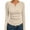 Beige #074, variant on Womens Long Sleeve Henley Shirts Fall Winter Ribbed Thermal Tops Casual Blouses Basics Tees Cute Sweaters Navy 2XL
