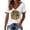 White, variant on Ladies Tops and Blouses Graphic Skeleton Print Crew Neck Short Sleeve Womens Athletic Tops,Yellow,M,Yellow,M