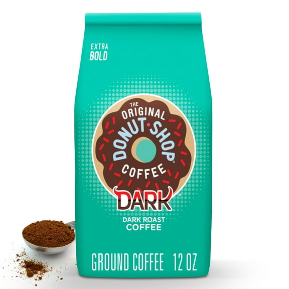 The Original Donut Shop, Dark Roast Ground Coffee, Bagged 12 oz