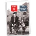 thumbnail image 1 of NobleWorks Funny Birthday Greeting Card with 5 x 7 Inch Envelope (1 Card) BdayUnlit Men Stiff Joints C10245BDG, 1 of 6