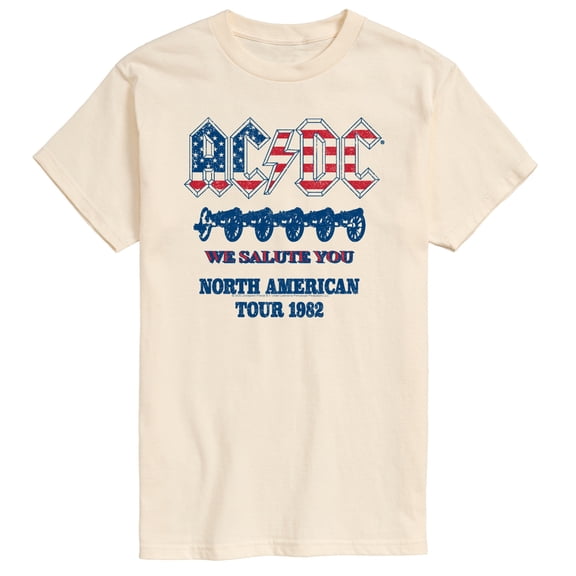 AC/DC - North American Tour 1982 - Men's Short Sleeve Graphic T-Shirt