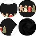 thumbnail image 5 of Christmas Shirts for Women Christmas Tree T-Shirt Letter Graphic Tees Tops, 5 of 6