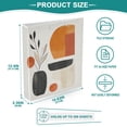 thumbnail image 3 of FORMRS 3 Ring Binder 1.5 inch with Pockets Set of 2 Clip Board 200 Sheets Capacity, White Abstract Shapes, 3 of 8