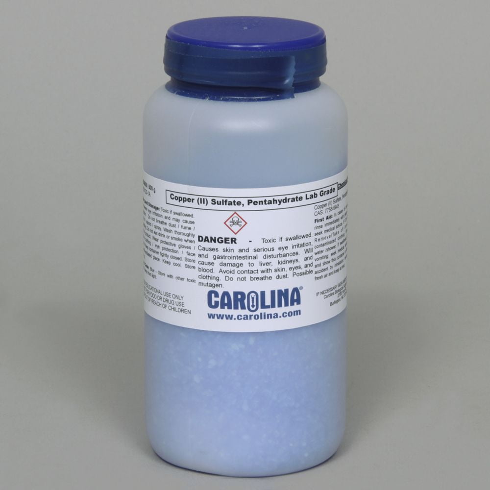 Cupric Sulfate, Pentahydrate, Laboratory Grade, 500 G
