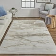 thumbnail image 5 of 8' X 10' Ivory Tan And Gray Abstract Area Rug, 5 of 9