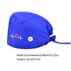 thumbnail image 5 of Paquete De 4 Gorros De Trabajo Para Enfermera, Servicio Prolongado, Color Puro, Botón Pulido Opaco, Gorros De Trabajo Multifuncionales Unisex, Uniformes De Trabajo Noticed AP008643-38, 5 of 5