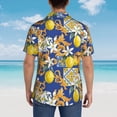 thumbnail image 6 of Bixox Men's Hawaiian Shirts Men's Sicilian Style Print Short-Sleeve Shirt-X-Large, 6 of 8