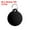 Black, variant on Uxcell Aluminum Blank Tags 1.4 x 1.3 Inch, Round Metal Stamping Blanks Pet ID Label with Key Rings, Black 12Pcs